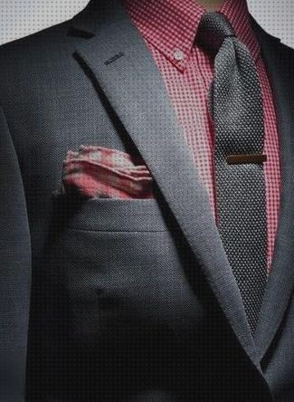 Análisis de los 11 mejores Trajes De Hombres Corbatas Negras Y Pañuelos Rojos Elegantes