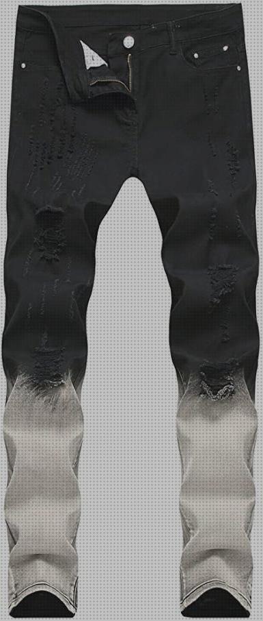 Review de vaqueros elasticos negros de hombre a buen