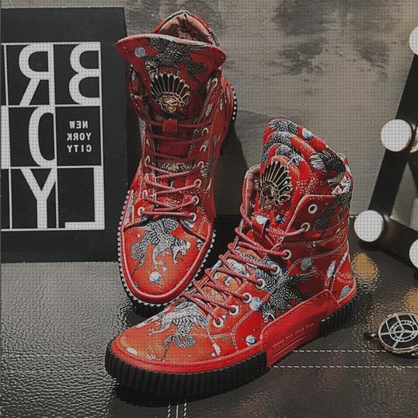 Los 8 Mejores Zapatos De Hombres Rojos Hip Hop